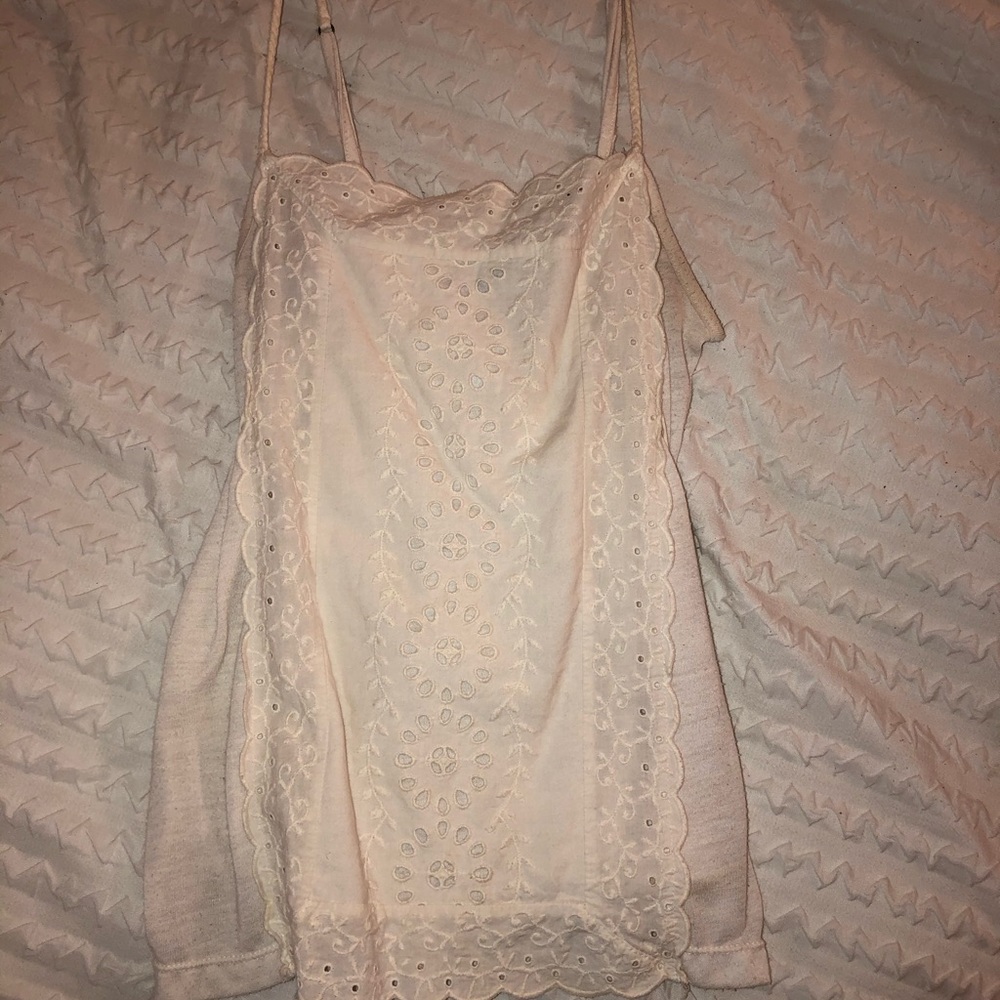 White/cream tank top